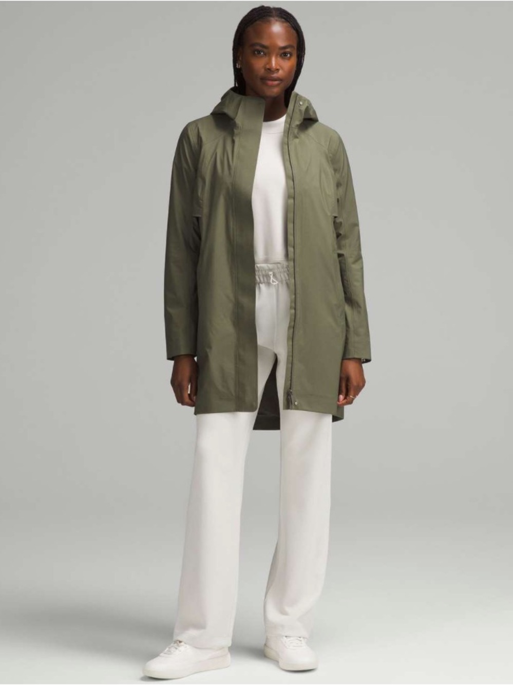 lululemon athletica Rain Rebel Jacket - Medium Olive